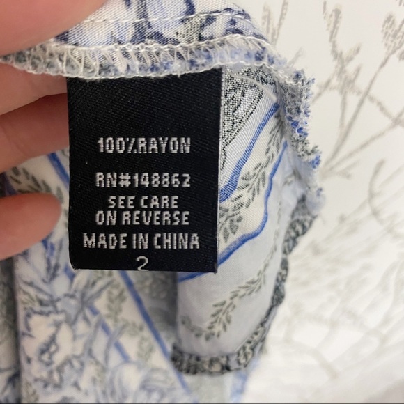 TORRID Blue Bandana High Neck Halter Style Hi-Low Midi Dress Size 2X - Picture 11 of 13